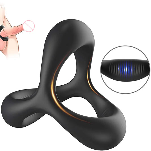 Penis Cock Ring on for Men Delay Ejaculation Erection Sex Shop Toys for Couple Sex Toy Penis ring Man Dick Enlarger Rings