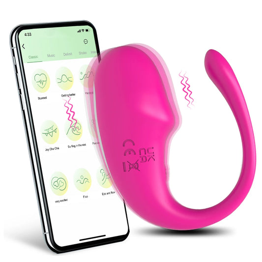 Wireless Bluetooth APP Vibrator G Spot Vibrating Egg Massager Wearable Panties Clitoris Stimulator Clit Women Adults Sex Toy